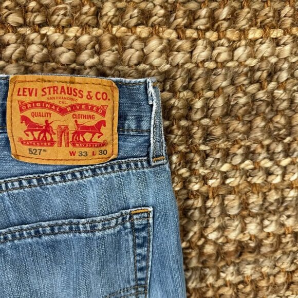 527 Levi’s Men’s Jeans Bootcut (33x30) 100% Cotton - Picture 1 of 8